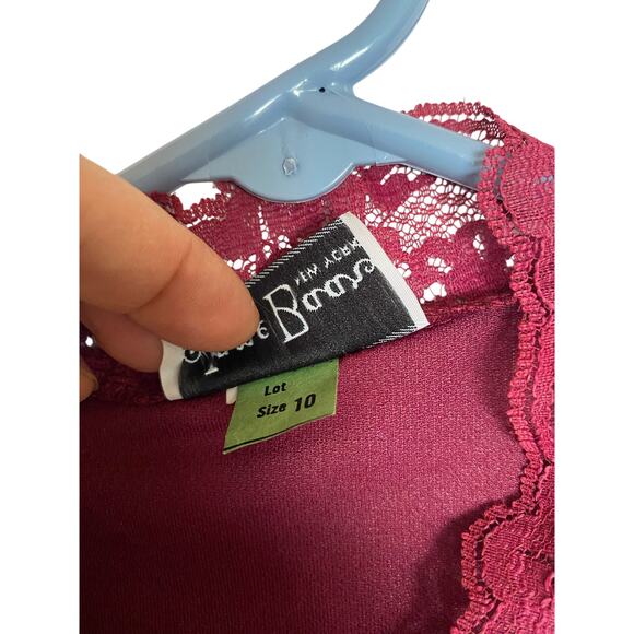 Vintage Jane Baar Burgundy Dress - Picture 3 of 5